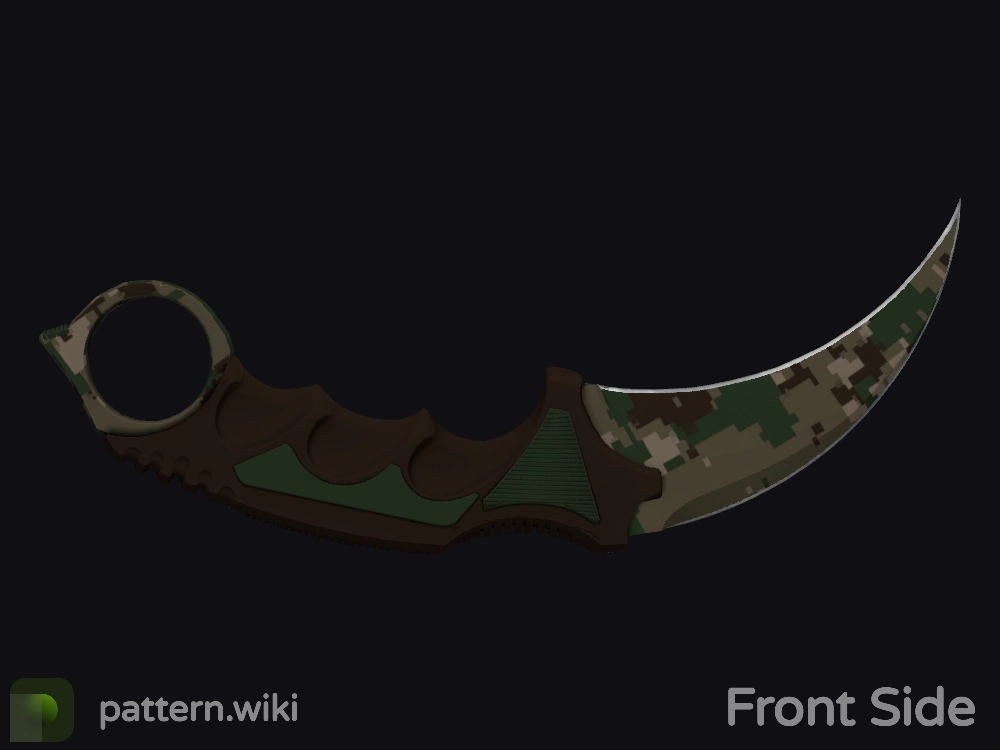 Karambit Forest DDPAT seed 521