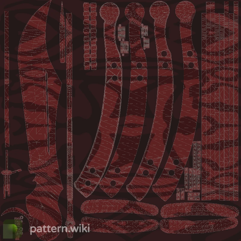 Butterfly Knife Slaughter seed 721 pattern template