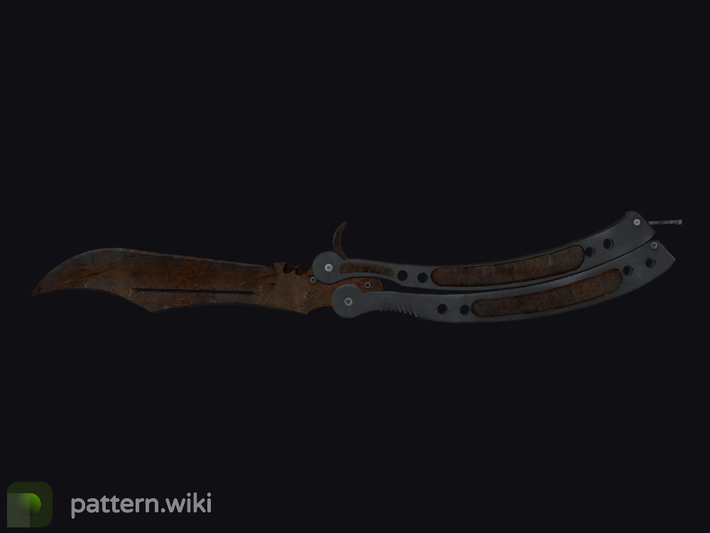 Butterfly Knife Rust Coat seed 355