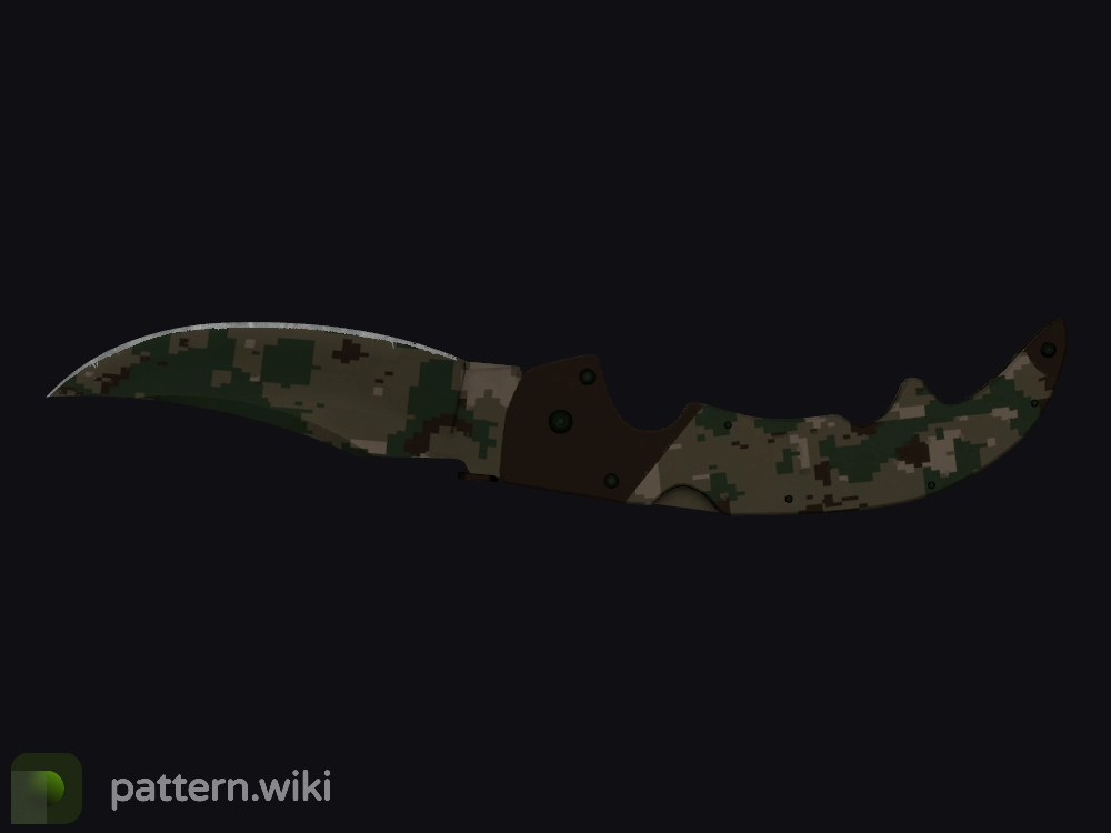 Falchion Knife Forest DDPAT seed 663