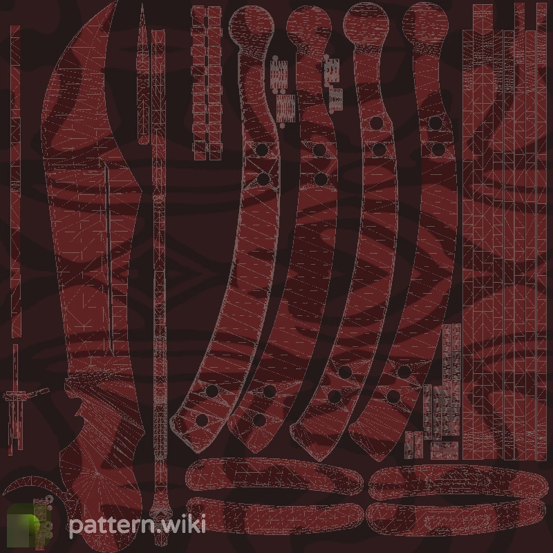 Butterfly Knife Slaughter seed 118 pattern template