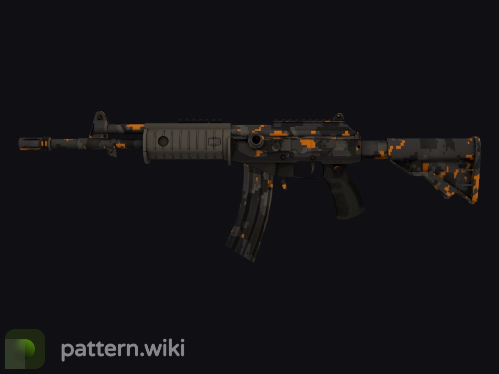 Galil AR Orange DDPAT seed 234