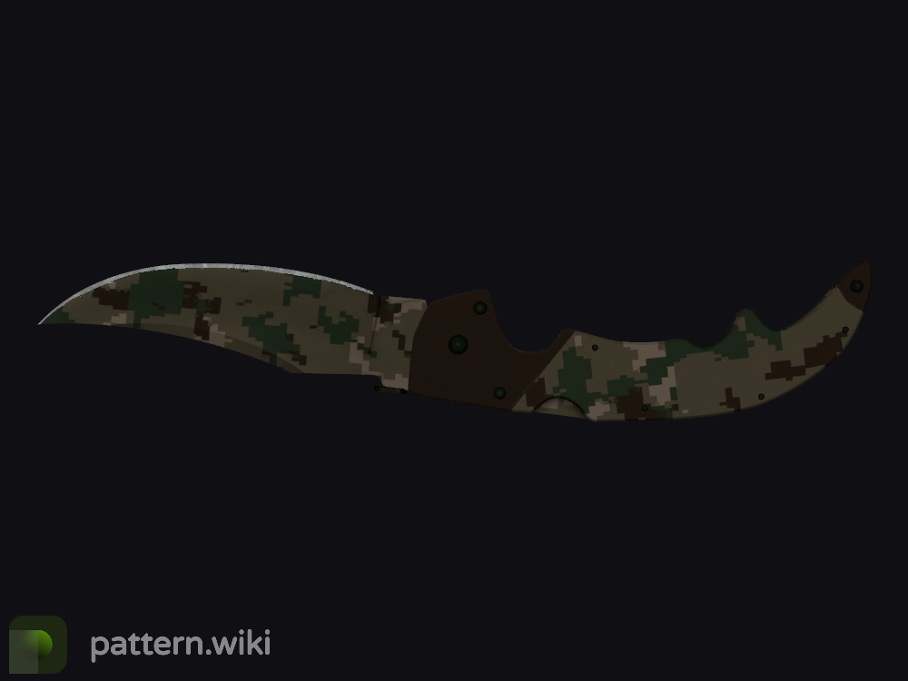 Falchion Knife Forest DDPAT seed 14