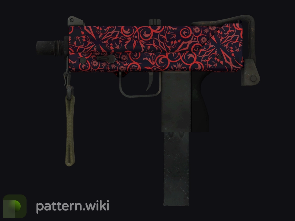 MAC-10 Red Filigree seed 80