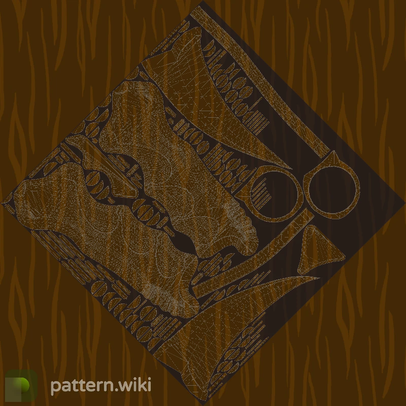 Karambit Tiger Tooth seed 502 pattern template