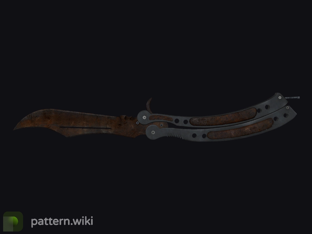 Butterfly Knife Rust Coat seed 136