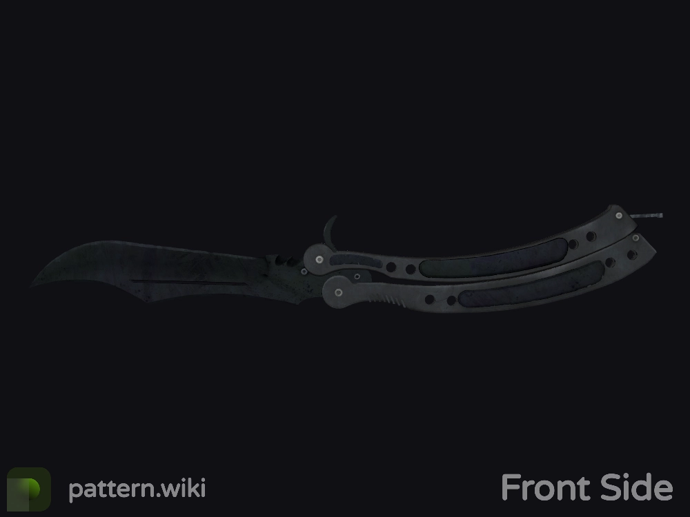 Butterfly Knife Blue Steel seed 606