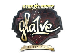 Sticker gla1ve (Gold) | Berlin 2019 preview