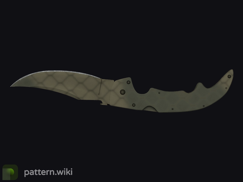 Falchion Knife Safari Mesh seed 253