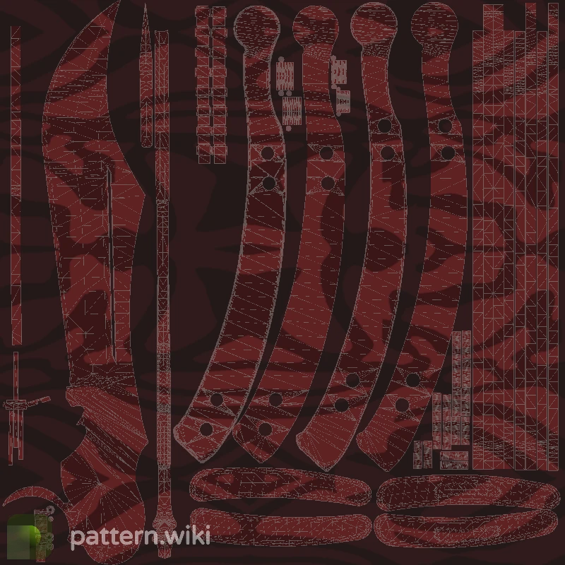 Butterfly Knife Slaughter seed 722 pattern template