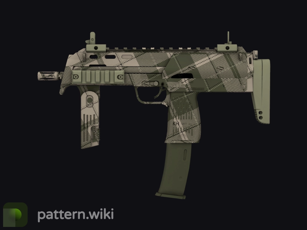 MP7 Olive Plaid seed 981