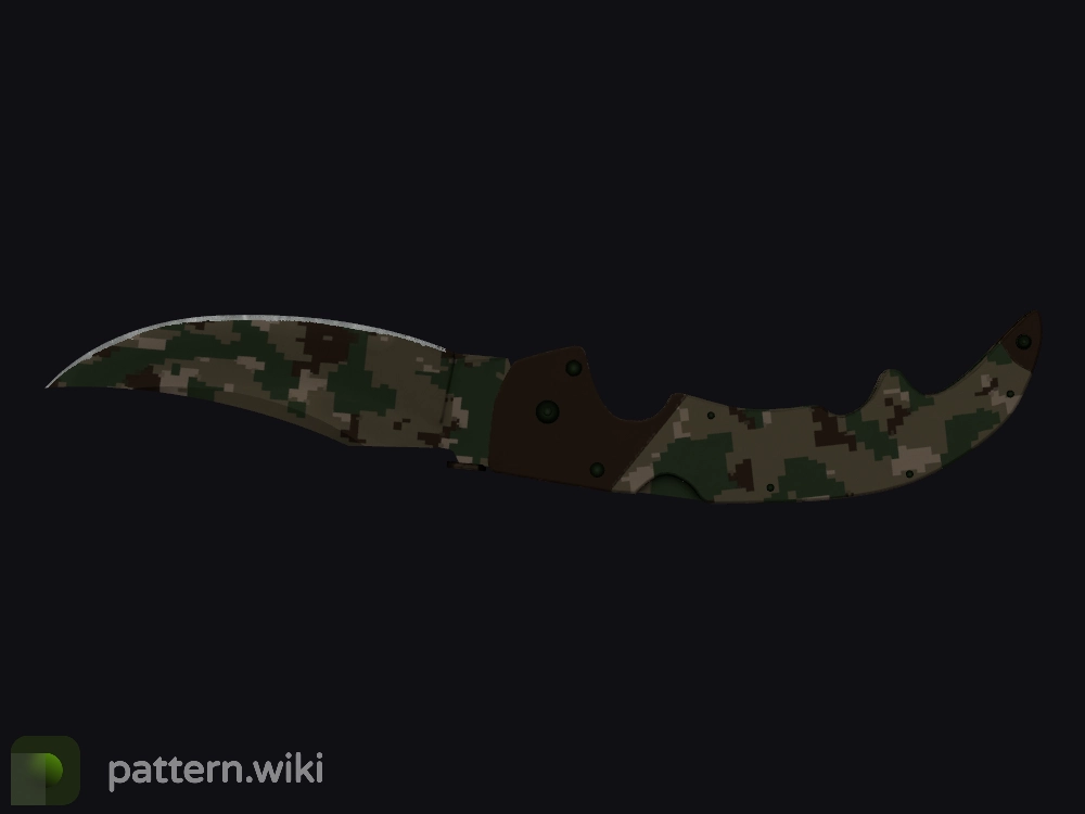 Falchion Knife Forest DDPAT seed 497