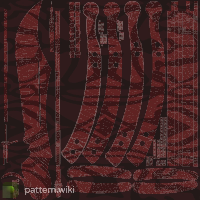 Butterfly Knife Slaughter seed 764 pattern template