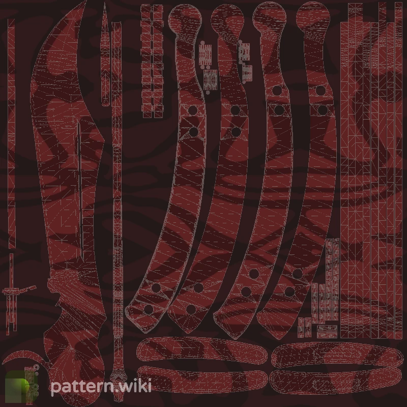 Butterfly Knife Slaughter seed 387 pattern template