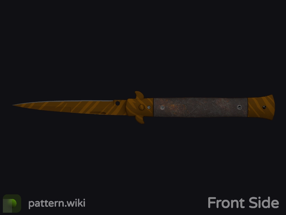 Stiletto Knife Tiger Tooth seed 321