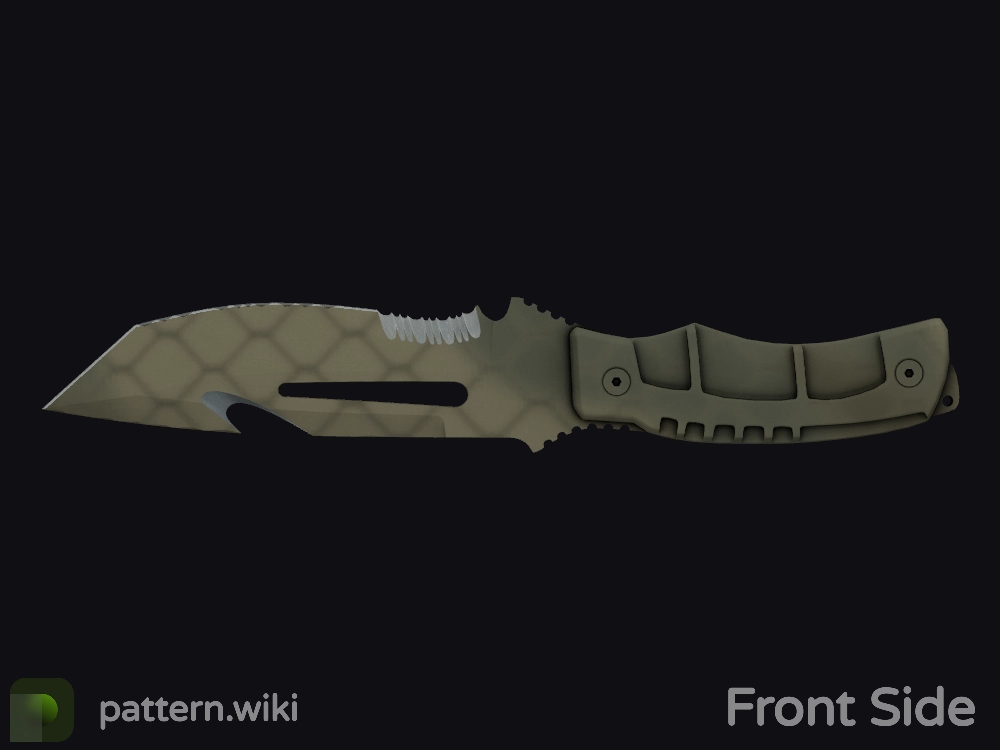 Survival Knife Safari Mesh seed 322