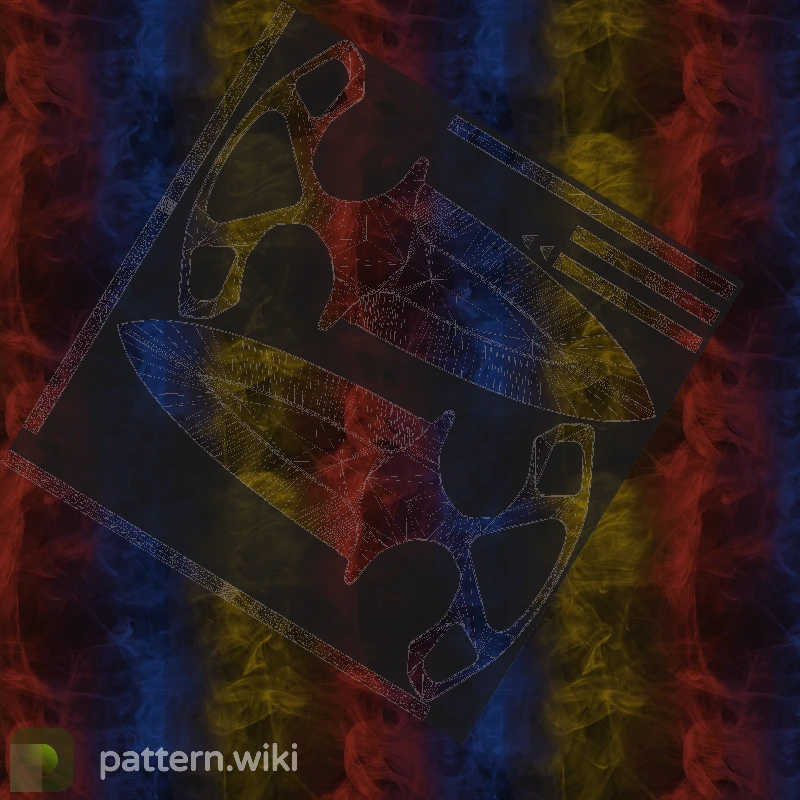 Shadow Daggers Marble Fade seed 620 pattern template