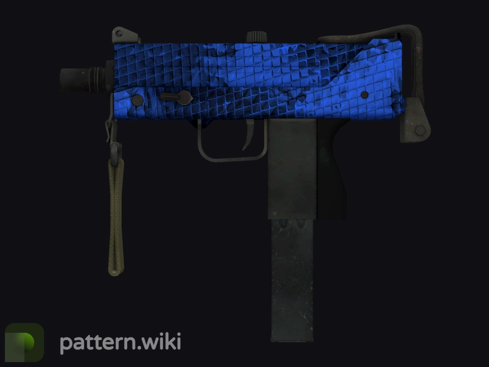 MAC-10 Lapis Gator seed 443