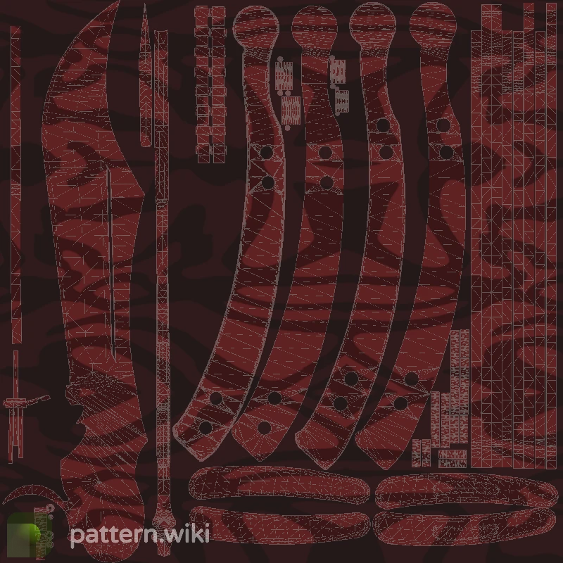 Butterfly Knife Slaughter seed 372 pattern template