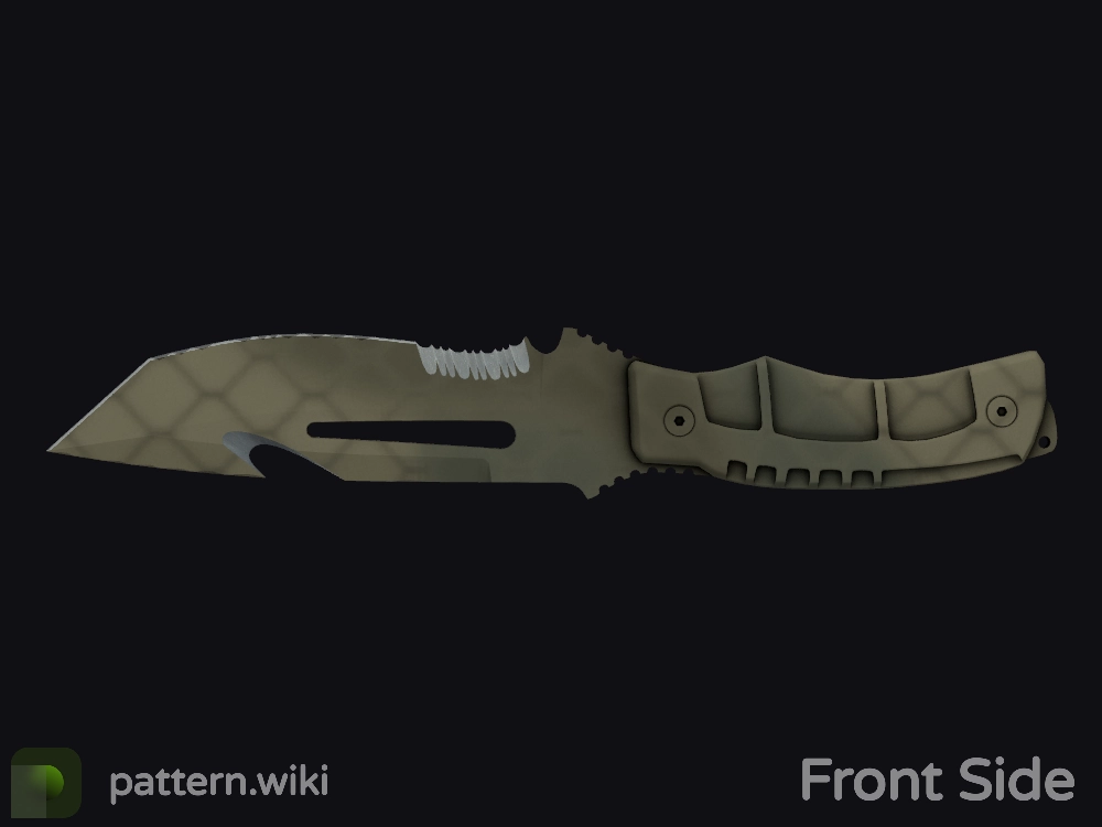 Survival Knife Safari Mesh seed 763