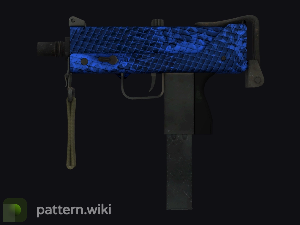 MAC-10 Lapis Gator seed 849