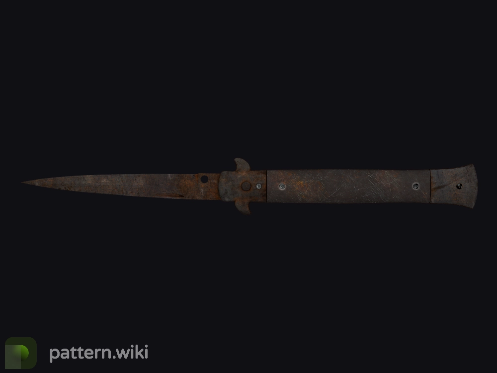 Stiletto Knife Rust Coat seed 323