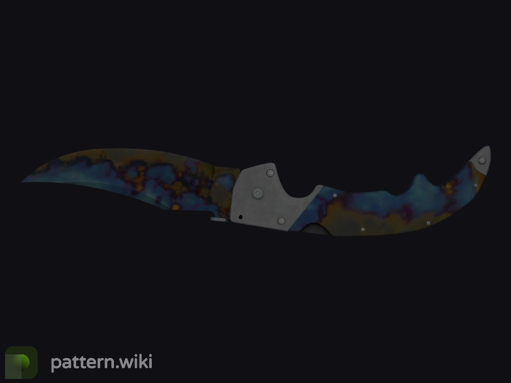 Falchion Knife Case Hardened seed 961