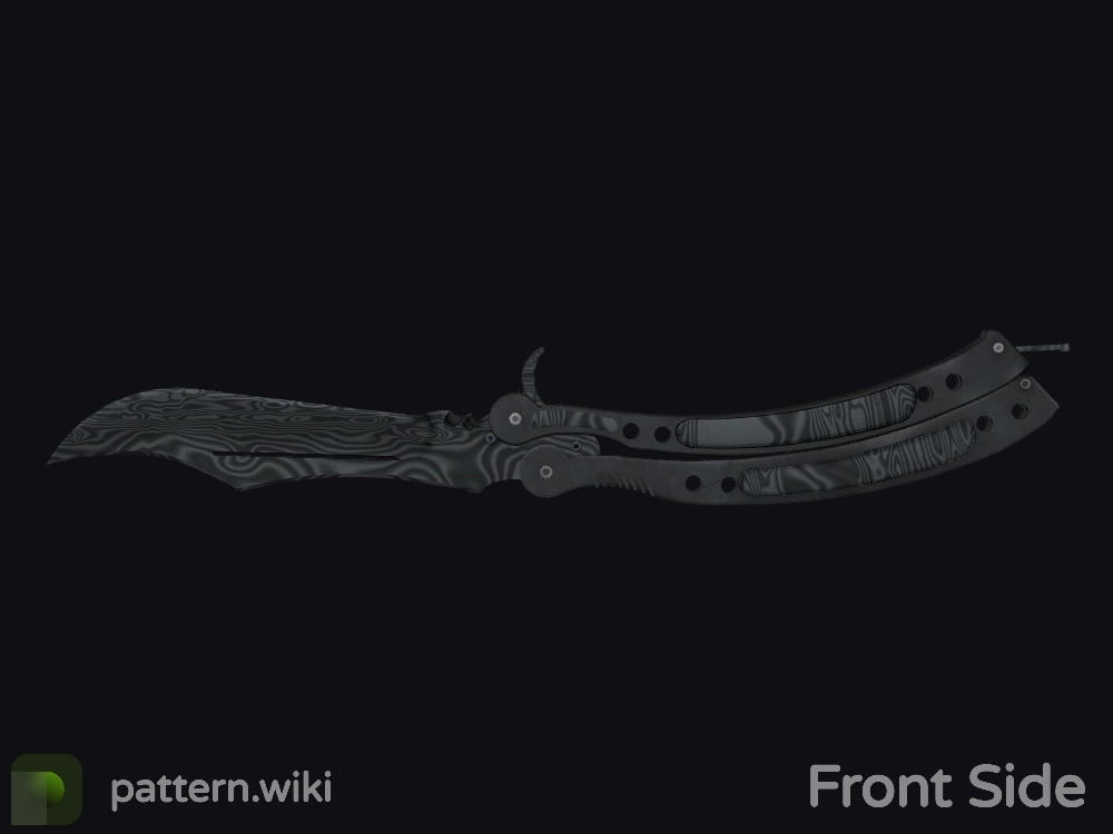 Butterfly Knife Damascus Steel seed 822