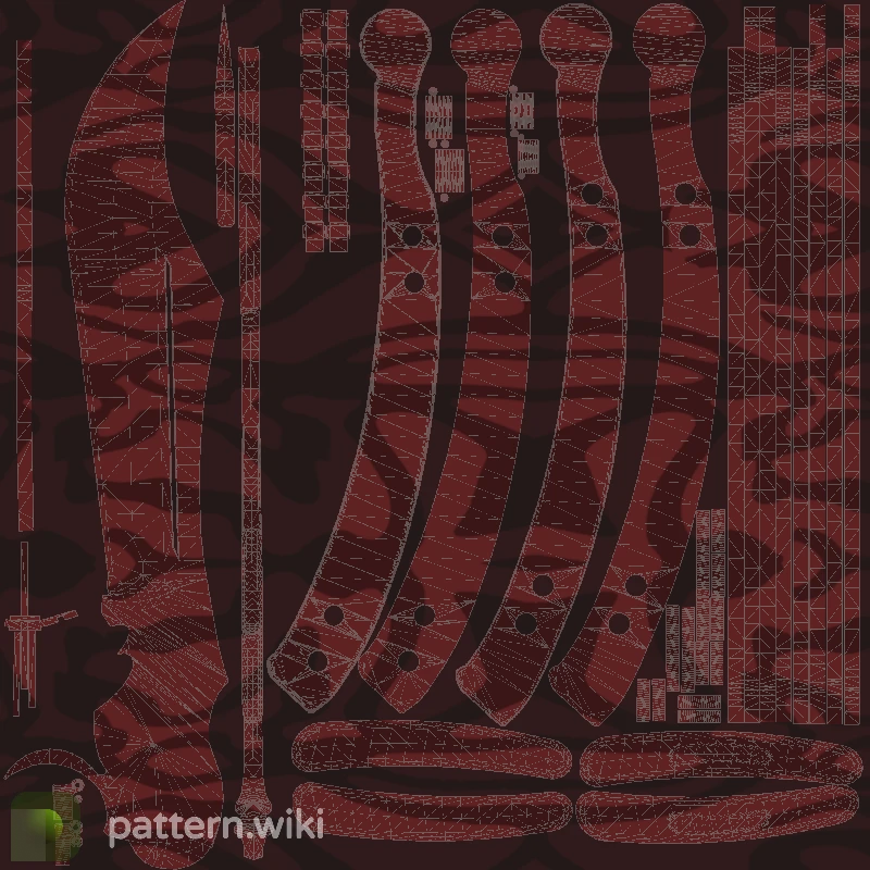 Butterfly Knife Slaughter seed 938 pattern template