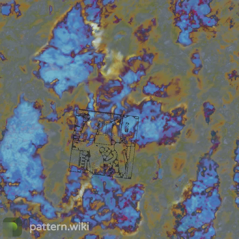 Five-SeveN Case Hardened seed 892 pattern template