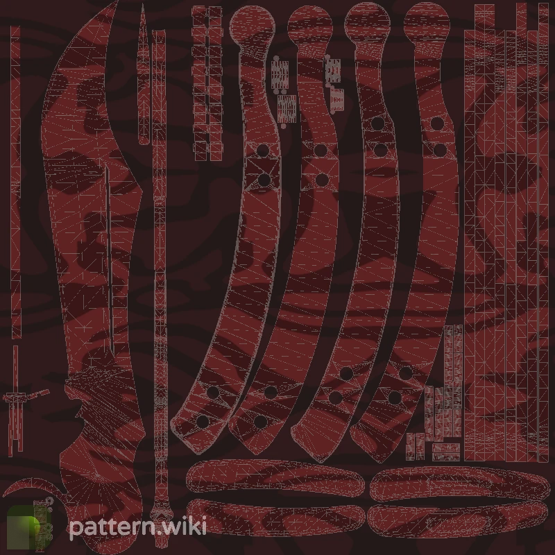 Butterfly Knife Slaughter seed 325 pattern template