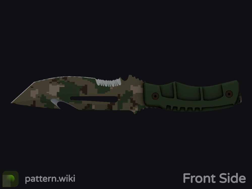 Survival Knife Forest DDPAT seed 499