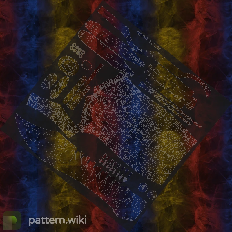 Bowie Knife Marble Fade seed 599 pattern template