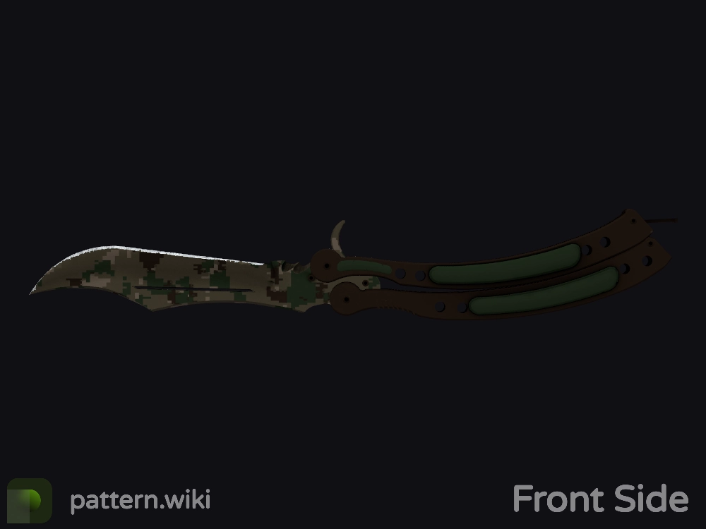 Butterfly Knife Forest DDPAT seed 435