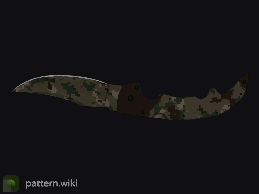 Falchion Knife Forest DDPAT seed 344