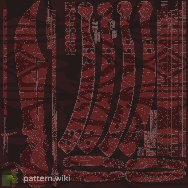 Butterfly Knife Slaughter seed 35 pattern template