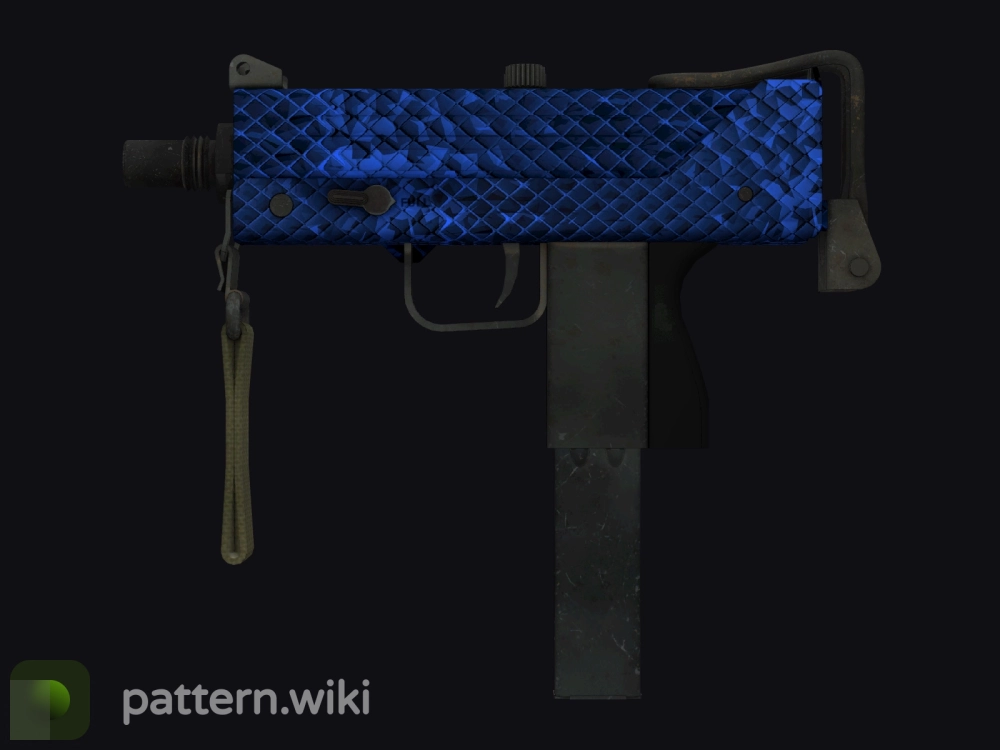 MAC-10 Lapis Gator seed 93