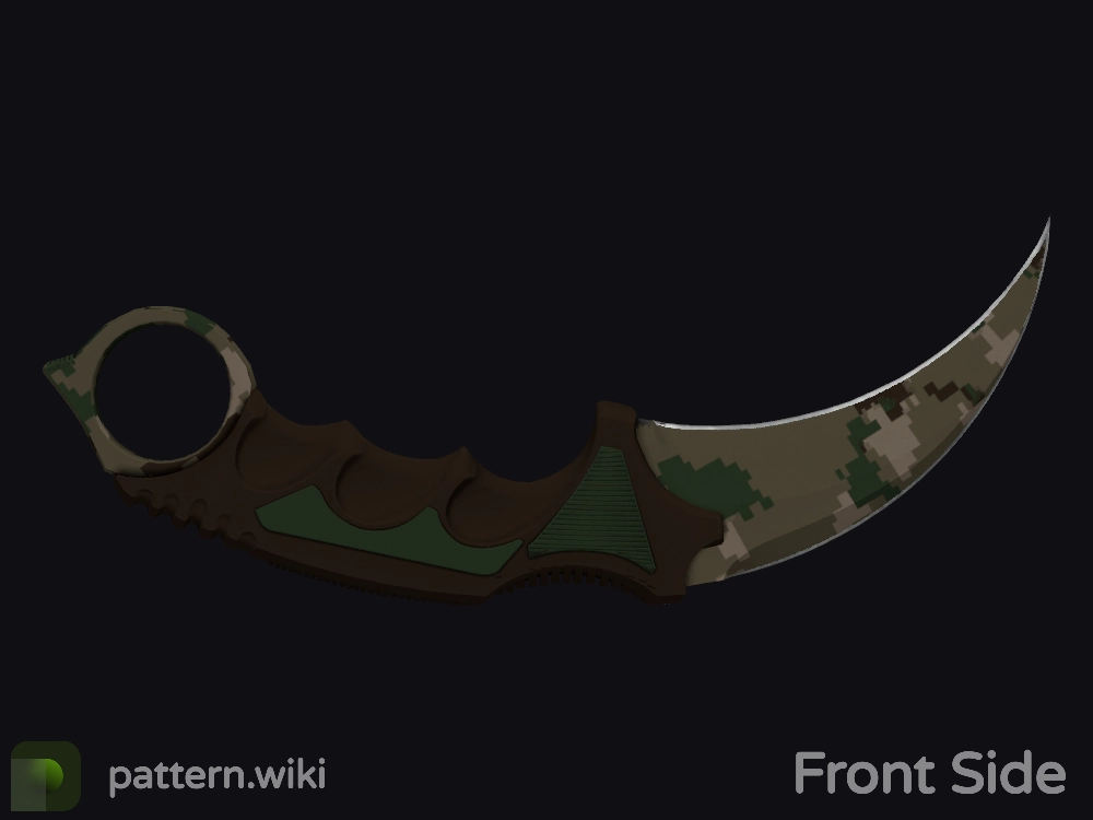 Karambit Forest DDPAT seed 818