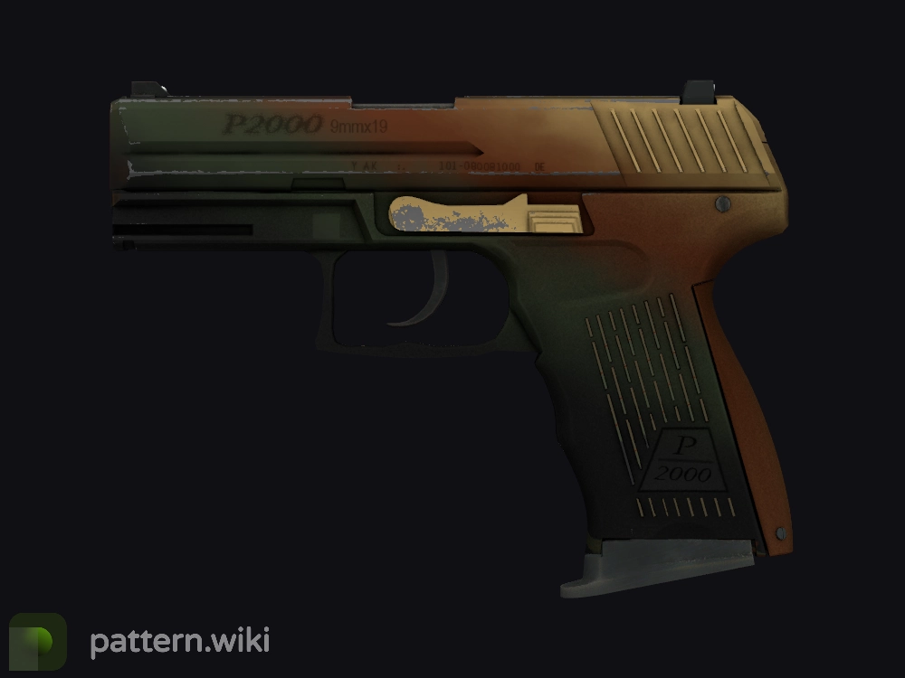 P2000 Amber Fade seed 982