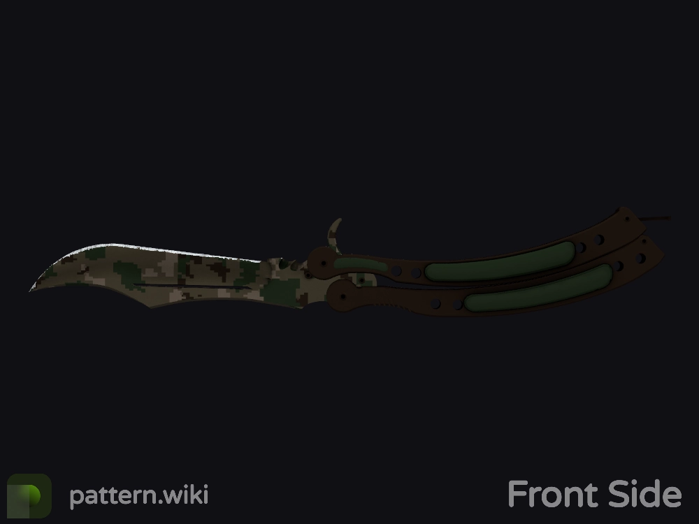 Butterfly Knife Forest DDPAT seed 118