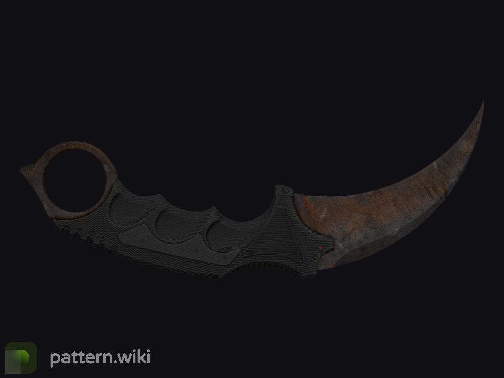 Karambit Rust Coat seed 408