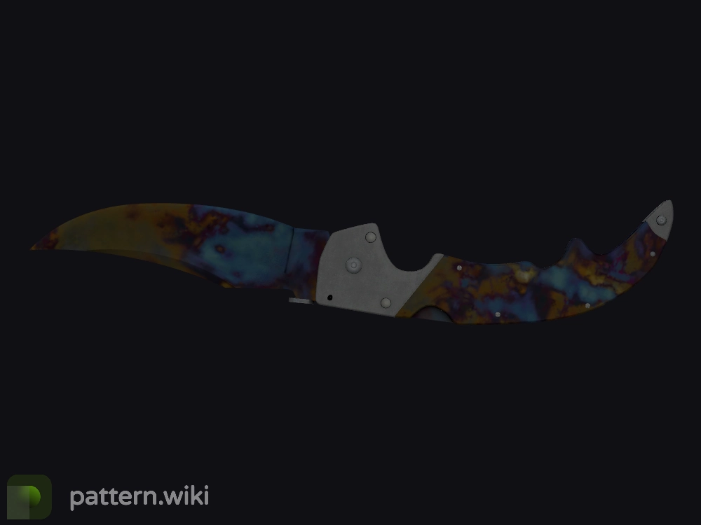 Falchion Knife Case Hardened seed 986