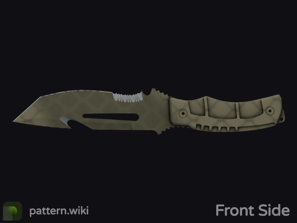 Survival Knife Safari Mesh seed 344