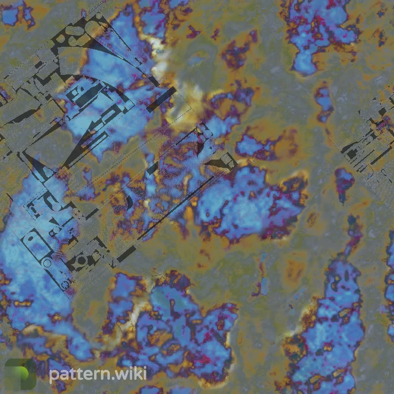 AK-47 Case Hardened seed 830 pattern template