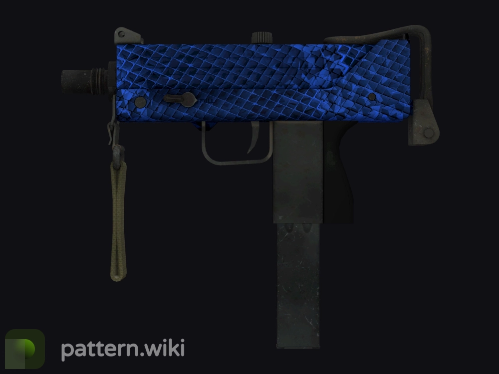 MAC-10 Lapis Gator seed 159