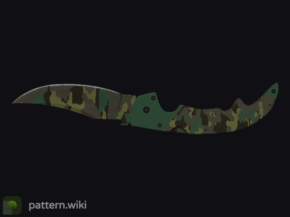 Falchion Knife Boreal Forest seed 35