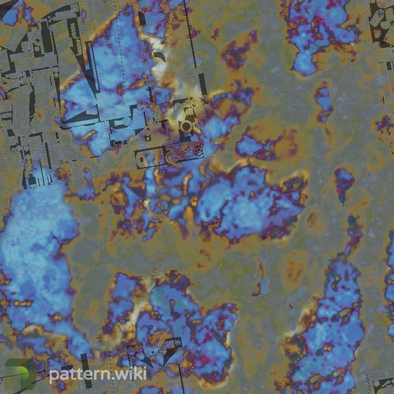 AK-47 Case Hardened seed 821 pattern template