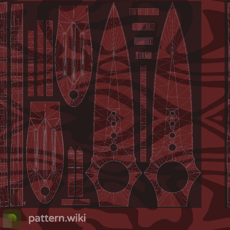 Skeleton Knife Slaughter seed 449 pattern template