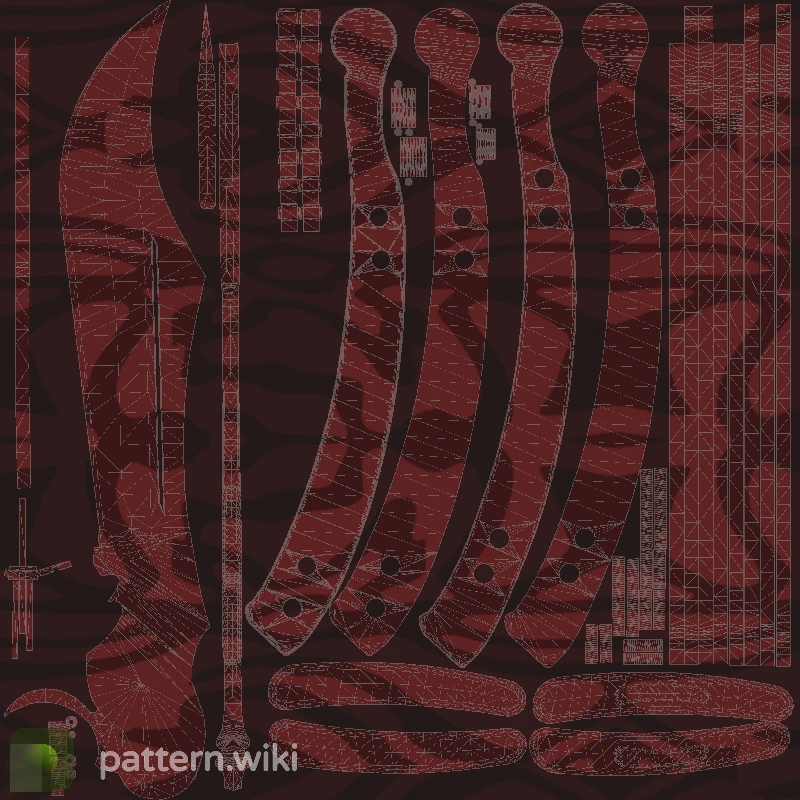 Butterfly Knife Slaughter seed 657 pattern template