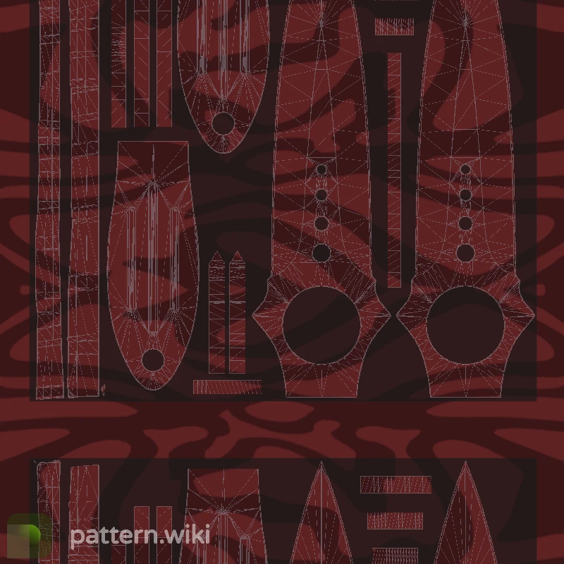 Skeleton Knife Slaughter seed 21 pattern template